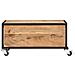 Tavolino da Salotto 70x70x32 cm in Legno Massello d'Acacia - Foto miniatura 3