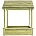 Casetta Da Giardino Con Sabbiera 128x120x145 Cm Legno Pino Fsc - Foto miniatura 2