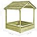 Casetta Da Giardino Con Sabbiera 128x120x145 Cm Legno Pino Fsc - Foto miniatura 3
