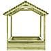 Casetta Da Giardino Con Sabbiera 128x120x145 Cm Legno Pino Fsc - Foto miniatura 4