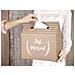 Partydeco - Urna In Cartone Kraft Casa Just Married - Foto miniatura 2