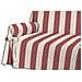 Copridivano Fodera Telo Protezione Divano Con Laccetti Fiocco Riga Larga Bordeaux 2 Posti Bordeaux - Foto miniatura 7