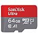 64gb Ultra Microsdxc+ Sd 120mb / S A1 Class 10 Uhs-i Img - Foto miniatura 1