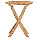 Tavolo Da Giardino Pieghevole Ø 60 Cm Legno Massello Di Teak - Foto miniatura 3
