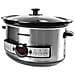 3,5 Litri Digitale Led Acciaio Inox Slow Cooker Con Timer E Funzione Di Mantenimento Del Calore - Foto miniatura 3