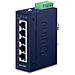 Isw-500t Switch Di Rete Non Gestito Fast Ethernet [10/100] Blu (ip30 Compact Size 5-port - 10/100tx Fast Ethernet - Foto miniatura 4