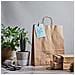 20 Sacchetti Marroni A Coste Paper Carrier Con Maniglie Twist Forti - Piccolo - 180x220x80mm 7 X3 X8.6 - Foto miniatura 4