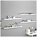 Scaffali A Parete 4 Pz Bianchi 120x23,5x3,8 Cm In Mdf - Foto miniatura 1