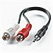 Cable 3,5mm / RCA, 0.2m 0.2m 3.5mm RCA Nero cavo audio - Foto miniatura 1