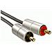 00080864 1m 3.5mm 2 x RCA Argento cavo audio - Foto miniatura 1