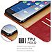 Custodia Compatibile Con Zte Blade L7 In Rosso Vinaccia - Coperchio Protettiva Con Chiusura Magnetica, Funzione Stand E Tasca Per Le Carte - Foto miniatura 4