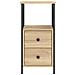 Comodino Rovere Sonoma 34x35,5x70 Cm In Legno Multistrato - Foto miniatura 5