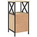 Comodino Rovere Sonoma 34x35,5x70 Cm In Legno Multistrato - Foto miniatura 7