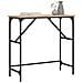 Tavolino Consolle Rovere Sonoma 75x32x75cm In Legno Multistrato - Foto miniatura 3