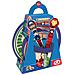 Set Pappa 5 Pezzi Rosso E Blu In Plastica Avengers Hulk Iron Man Captain America Captain Piatti Bicchiere Posate - Foto miniatura 1