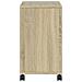 Tavolino Con Ruote Rovere Sonoma 50x30x55 Cm Legno Multistrato - Foto miniatura 5