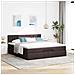 Struttura Letto Pouf Con Materasso 180x200 Cm In Tessuto - Foto miniatura 3