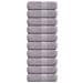 Asciugamani Per Sapone 10 Pz Grigio 30x30cm 360g/m 100% Cotone - Foto miniatura 1