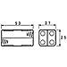 BH443D portabatteria e clip snap 4 Mini Stilo AAA - Foto miniatura 2