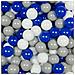 Ballen Voor Ballenbak 7cm 500st Wit, Blauw, Grijs - Foto miniatura 1