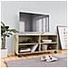 Mobile Tv Con Ruote Rovere Sonoma 90x35x35 Cm Legno Multistrato - Foto miniatura 6