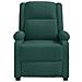 Poltrona Reclinabile In Tessuto Verde Scuro - Foto miniatura 2