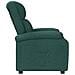 Poltrona Reclinabile In Tessuto Verde Scuro - Foto miniatura 3