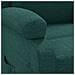 Poltrona Reclinabile In Tessuto Verde Scuro - Foto miniatura 6