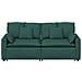 Divano Modulare con Cuscini Verde Scuro - Foto miniatura 4