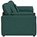Divano Modulare con Cuscini Verde Scuro - Foto miniatura 5