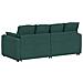 Divano Modulare con Cuscini Verde Scuro - Foto miniatura 6