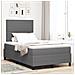 Letto con Box Spring e Materasso Grigio Chiaro 120x200 cm Tessuto in corduroy - Foto miniatura 2