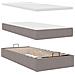Pouf Letto con Materasso Tortora 100x200 cm in Tessuto - Foto miniatura 9