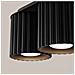 Lampada Da Soffitto Aura 2 Nero Gu10 Sl. 1785 - Minimalist Lampada A Soffitto Nero 12x21x10 Cm - Foto miniatura 6