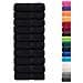 Asciugamani Premium 'SOLUND'50 pcs Nero 30x50 cm 550 gsm - Foto miniatura 3