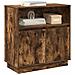 Credenza con LED Rovere fumo 71 x 34.5 x 75 cm - Foto miniatura 3