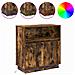 Credenza con LED Rovere fumo 71 x 34.5 x 75 cm - Foto miniatura 4