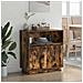 Credenza con LED Rovere fumo 71 x 34.5 x 75 cm - Foto miniatura 5