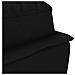 Chaise Longue Massaggi con Cuscini Nero in Tessuto - Foto miniatura 8