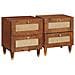 Comodini con cassetto 2 pcs 40 x 33.5 x 46 cm - Foto miniatura 1