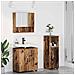 Set di mobili per il bagno 3 pcs Legno vecchio 61 x 35 x 64 cm - Foto miniatura 2