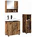 Set di mobili per il bagno 3 pcs Legno vecchio 61 x 35 x 64 cm - Foto miniatura 3
