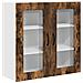 Pensile cucina Rovere fumé 80 x 31 x 80 cm Legno multistrato - Foto miniatura 1