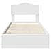 Letto con Contenitore Bianco 75 x 190 cm Legno multistrato - Foto miniatura 8