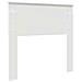 Testiera con testiera Bianco 90 cm Legno multistrato - Foto miniatura 6