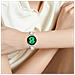 Elegante Bracciale A Quadrifoglio In Acciaio Inossidabile Argentato Compatibile Con Samsung Galaxy Watch - Foto miniatura 5