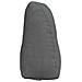 Cuscino per Schiena Grigio scuro 80 x 24 x 50 cm Tessuto - Foto miniatura 7