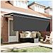 Tenda Retrattile Antracite 350 x 200 cm Poliestere e Alluminio - Foto miniatura 3