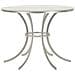 Tavolino Vkh806-argento-metallo-100x100x76,5 Cm - Foto miniatura 1