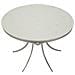 Tavolino Vkh806-argento-metallo-100x100x76,5 Cm - Foto miniatura 2